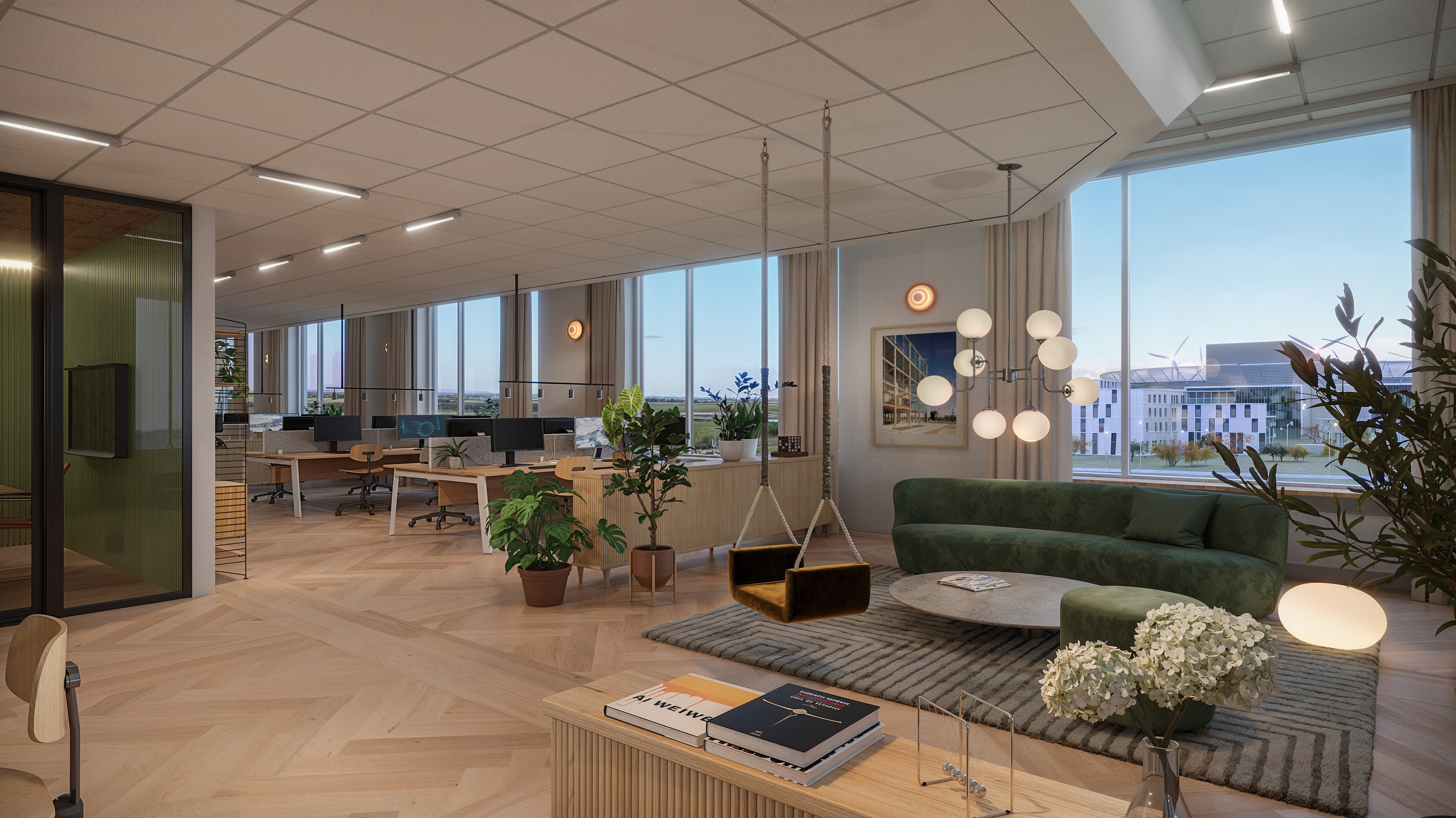 Concept picture of the interior at Space