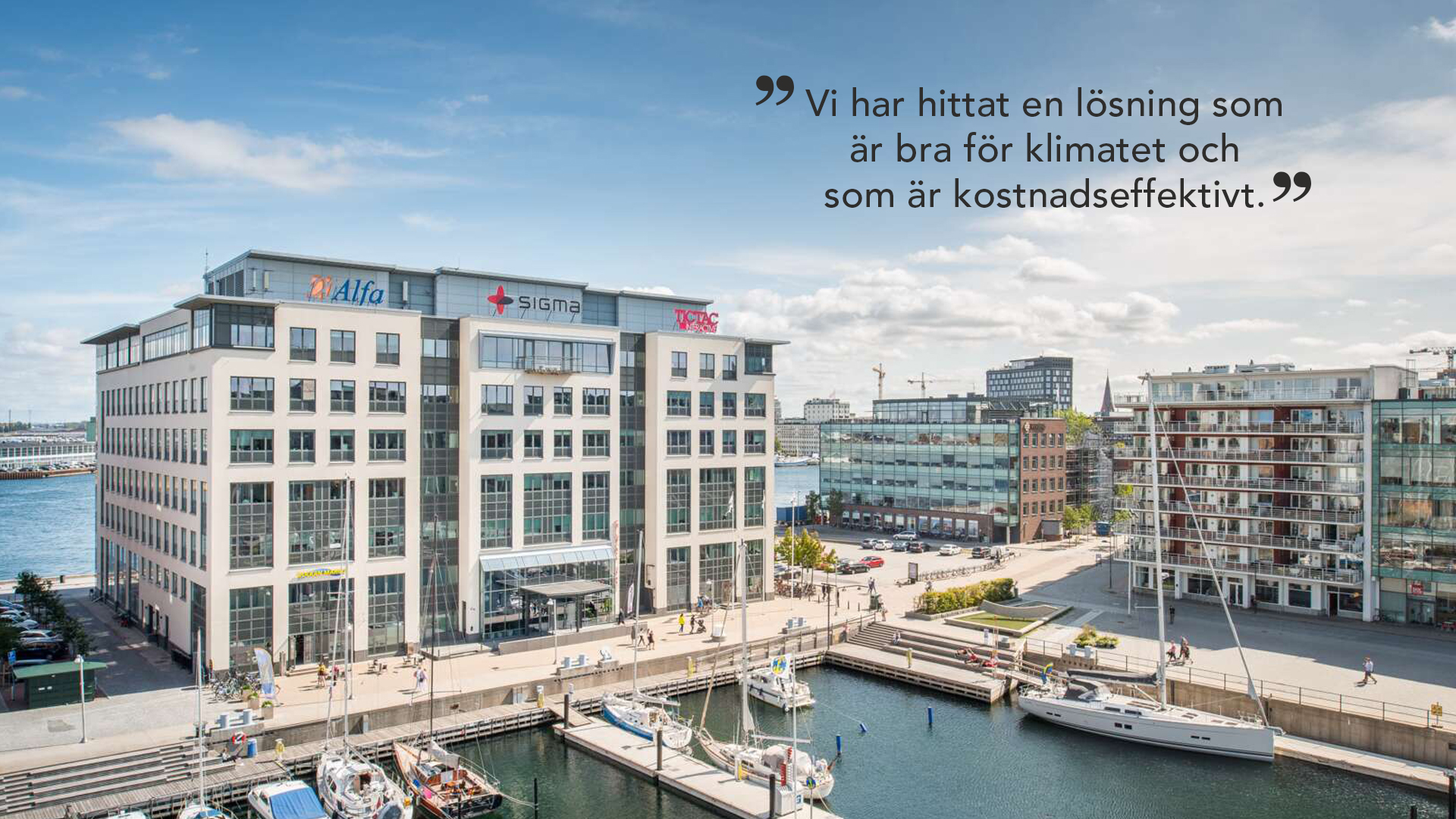 Våra engagerade medarbetare lyfter bolagets hållbarhetsarbete med nya energilösningar