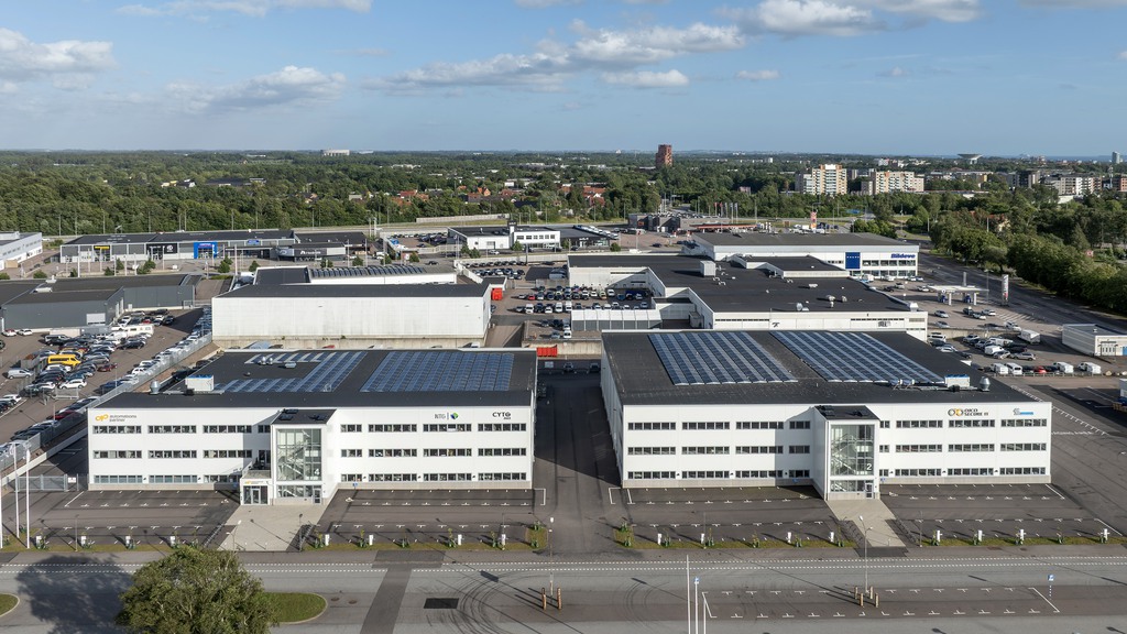 Två logistikfastigheter i Berga, helsingborg  i 